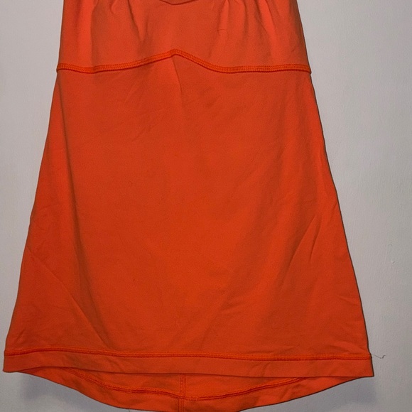 Lululemon Athletica Vibrant Orange Halter Tank Top - Picture 3 of 6